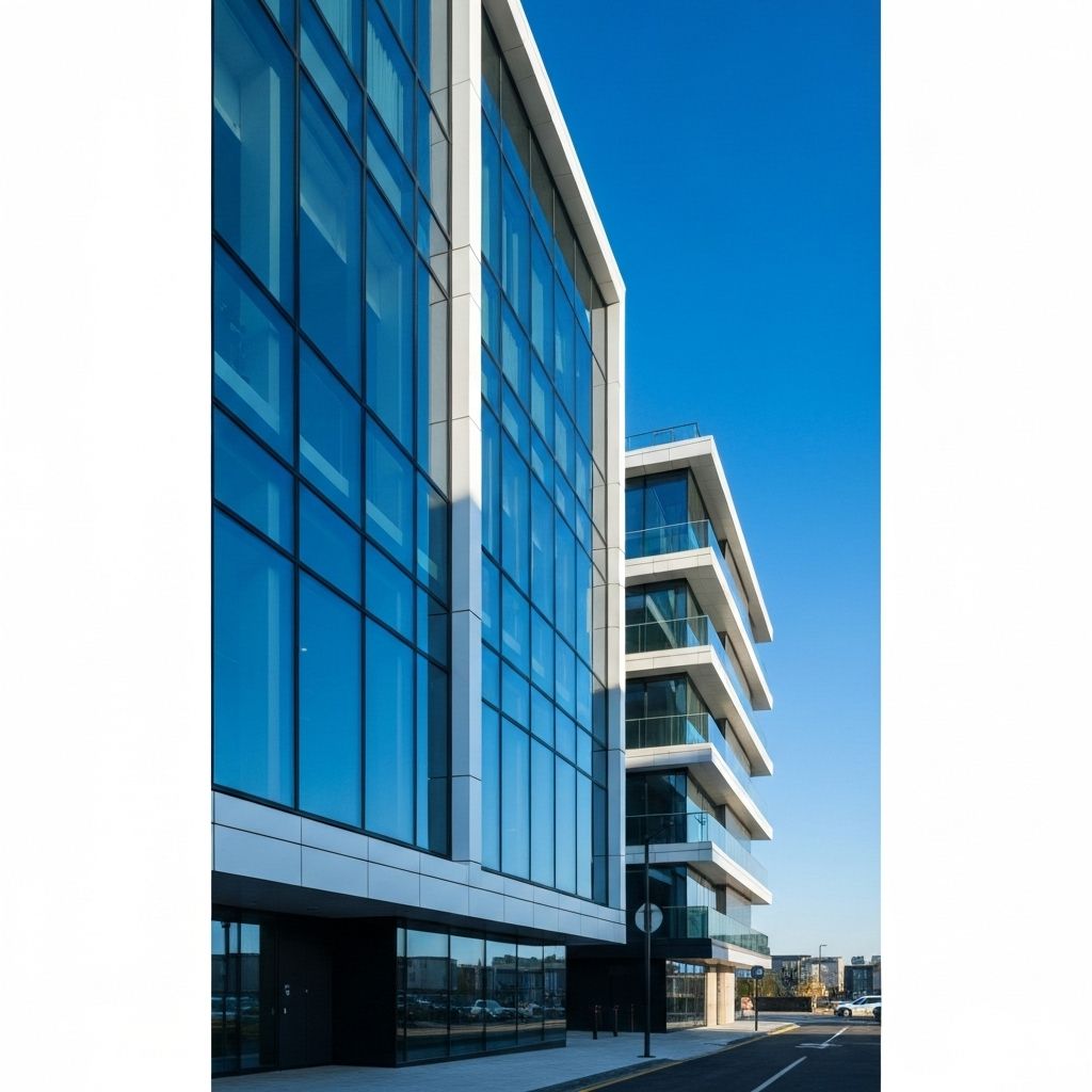 Modern real estate building